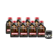 8L Motul 8100 X-CLEAN + 5W30 Wix XP Filter Motor Oil Change Kit API SN/CF