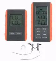 Miskall Wireless Meat Thermometer, Accurate 4 Probes Digital Kitchen Thermometer