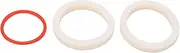 2Pcs Cycle Fork Sponge Rings, Height Density Oil Absorbing Foam with Silicone Seal for Front Suspension