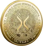 Ripple Coin Physical XRP Coin Plated Collector‘s Item with Protective case