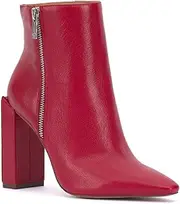 [Jessica Simpson] Womens Timea Leather Heels Ankle Boots
