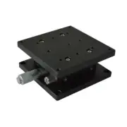 Z Axis Linear Stage Double Cross Rail Guide Platform Manual Sliding Table 90mm