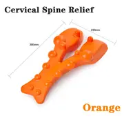 Correct Cervical Vertebra Lumbar Traction Straight Spine Spine Relax Back Massage Board Brace Back Stretching Device Health Care Orange