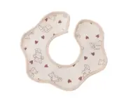 Soft Breathable Feeding Bib Waterproof Burp Cloth with Adjustable Snap Button - S1