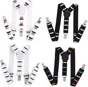 [HAPINARY] 1pc sock garters suspender belt sock suspenders kids suspenders overalls for kids gambrel suspenders for kids y back suspenders boys suspenders cartoon Bib short adjustable pupils