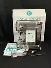 Casabrews Silver Corded Electric 20 Bar Pressure Gauge Espresso Coffee Machine