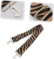[CLISPEED] 1Pc Colorful Adjustable Zebra Printed Wide Shoulder Strap for Bags Durable Canvas Purse Strap Unique Crossbody Belt for Fashionable Style and Practical Use