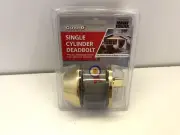 Guard Security Single Cylinder Deadbolt Keyed door lock NEW SEALED