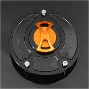 Fuel Cap Tank Topper For HON&DA CBR954RR 2002-2017 Motorcycle Fuel Tank Cap Cover Guard Protector(Orange,No logo)