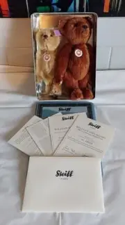 William and Henry 2008 North American Limited Edition Steiff Bear Set 566/1500