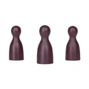 Halma Cone - Pawn - Wood - Purple - 40 X 18 MM : Best Offers - 1 Piece