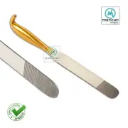 Tebbetts Breast Spatula Semi Malleable Serrated Blade Plastic Surgery 31cmx25mm