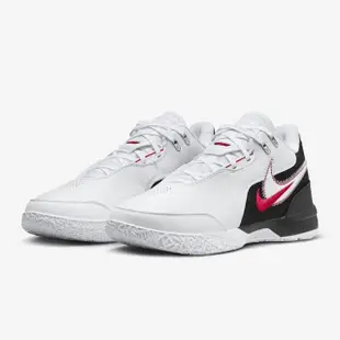 【NIKE 耐吉】籃球鞋 運動鞋 ZM LEBRON NXXT GEN AMPD EP 男鞋 白黑紅(FJ1567100)