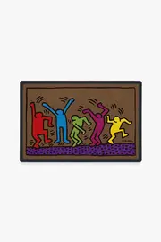 Dance Party Doormat by Keith Haring