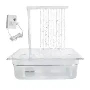 Bird Automatic Bathtub Small Parrot Tub Bowl Bird Bathtub With Multiple Faucets