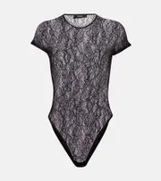 [Wardrobe.NYC] Wardrobe.NYC Lace bodysuit UK 8 black