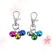 Set of Dog Collar Bells Puppy Pet Bells Construction Versatile for Walking Jogging and Photos Random