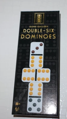 Sealed Double 6 Six Dominoes With Box Traditional Standard Travel Game