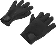 GANAZONO Fishnet Gloves Pool Glove Winter Gloves Work-Out Gloves Convenient Swimming Gym Gloves Fishing Gloves Compact Fitness Gloves Riding Gloves Windproof Gloves Mens Black Sponge
