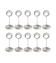 10 Pcs Wedding Table Card Number Holders Photo Menu Name For Anniversaries Bi...