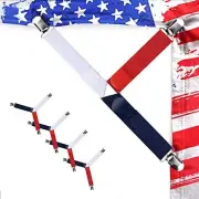 Bed Sheet Straps, Adjustable Fitted Sheet Fasteners, Three-Way Sheet Clips,