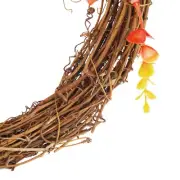 Halloween Dead Branch Pumpkin Garland Door Hanging Christmas Autumn Maple Leaf V