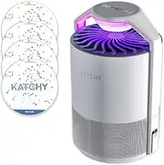 Original Indoor Insect Trap: Fruit Fly, Gnat, Mosquito, Bug Killer - UV Light, Electric Fan, Sticky Glue Boards Combo Traps Even The Tiniest Flying Pests - no Zapper - Child Safe, Non-Toxic