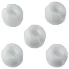 6Pcs with Suction Cup Toothbrush Rack PVC Toothbrush Hanger Bathroom