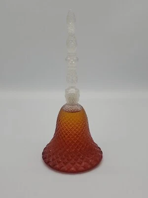 Vintage 1977 Avon Rosepoint Glass Bell Bottle Charisma Cologne Perfume Decanter