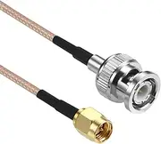 MWRF Source 2 PCs 3 feet SMA Male to BNC Male RG316 Cable 1m 3ft 3'