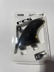 Surfboard Fins Tri Fin FCS M5 Thruster Fin Set Glass Flex Medium SMOKE SOFTFLEX