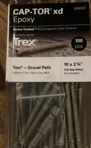 Starborn 2-3/4” Composite Deck Screws 100pc #54 Trex Tide Pool, Biscayne
