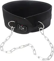 Weighted Belt - Weightlifting Gym Lifting Belt for Powerlifting | Weightlifting Back Support Strap Heavy Duty Training Equipment for Squat Workout Sports