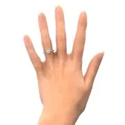 14k Ring D VVS1 1.40 Ct Lab-created Diamond IGI Certification Women Jewelry