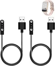 WUNIAK Charging Cable for Nelpor D26B Fitness Tracker, Smart Watch, Magnetic USB Charging Cable USB Flexible Charger Cord Cable Accessories for celpack，（2 Pack）