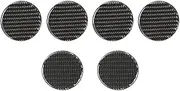 XEBRAD Car Armrest Box Dashboard Air Conditioning Vent Decor Cover, for Jeep, for Wrangler JL Gladiator JT 2018-2021 AC Outlet Cover(A Set 6 pcs)