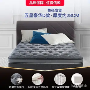 5CM乳膠床墊席夢思床墊獨立彈簧30乳膠床墊 單人床墊 雙人床墊 按摩床墊 天然乳膠坐墊 防蟎抑菌 加厚乳膠屁墊 防蟎床