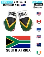 SOUTH AFRICAN FLAG / SOUTH AFRICA Mini Boxing Gloves, SOUVENIR / ORNAMENT