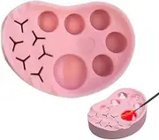 Lash Lift Brow Lamination Palette - Reusable Multifunction Tray Plate | Silicone Tray Plate with Tool Holder | Paint Mixer Tray | Easy to Clean Lash Lift Accessories Tint Mixing Tool for Home Travel