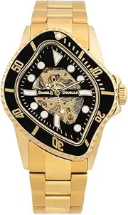 DANIEL&DOUGLAS(ダニエルアンドダグラス) BROKEN MARINE WATCH DD8811 Automatic Hand Winding Mechanical Skeleton Men's Watch