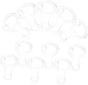 HOMSFOU 30pcs Embroidery Floss Bobbins Clear Floss Organizer Cards Cross Stitch Sewing Organizer Thread Holder for Sewing Storage