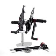 Rearset Rear set For Honda CBR600RR CBR 600 RR 2007-2008 Black
