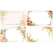 Jar Label Stickers x 25 Favours Gifts Floral Blank Food Storage Kitchen Pantry