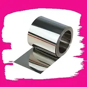 HCZION 304 Stainless Steel Sheet Roll Metal Sheet Foil Electronic Equipment Stainless Steel Foil Silver Stainless Steel Flashing Roll (Size : 0.15mmx50mmx2m)