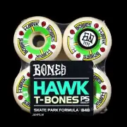 Bones x Tony Hawk T-Bones SPF Wheels 60mm 84b - Brand New White (some yellowing)