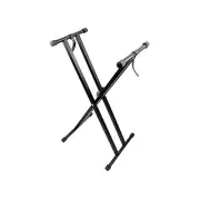 ADJUSTABLE KEYBOARD STAND DOUBLE BRACED RUBBER SUPPORTS