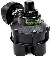 FIMCO 1 in. 10 psi 4 Outlet Indexing Valve with 2, 3 and 4 Zone Cams