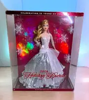 2008 Holiday Barbie Collectors Doll Christmas Mattel NEW In Box L9643