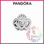 DORA SHOP❤ PANDORA 潘朵拉 皇冠和交織的心串飾 簡約 情侶 祝福 輕奢 情人節797670