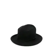 [Yohji Yamamoto] Yohji Yamamoto Wool-felt Fedora III NUMERIC BLACK